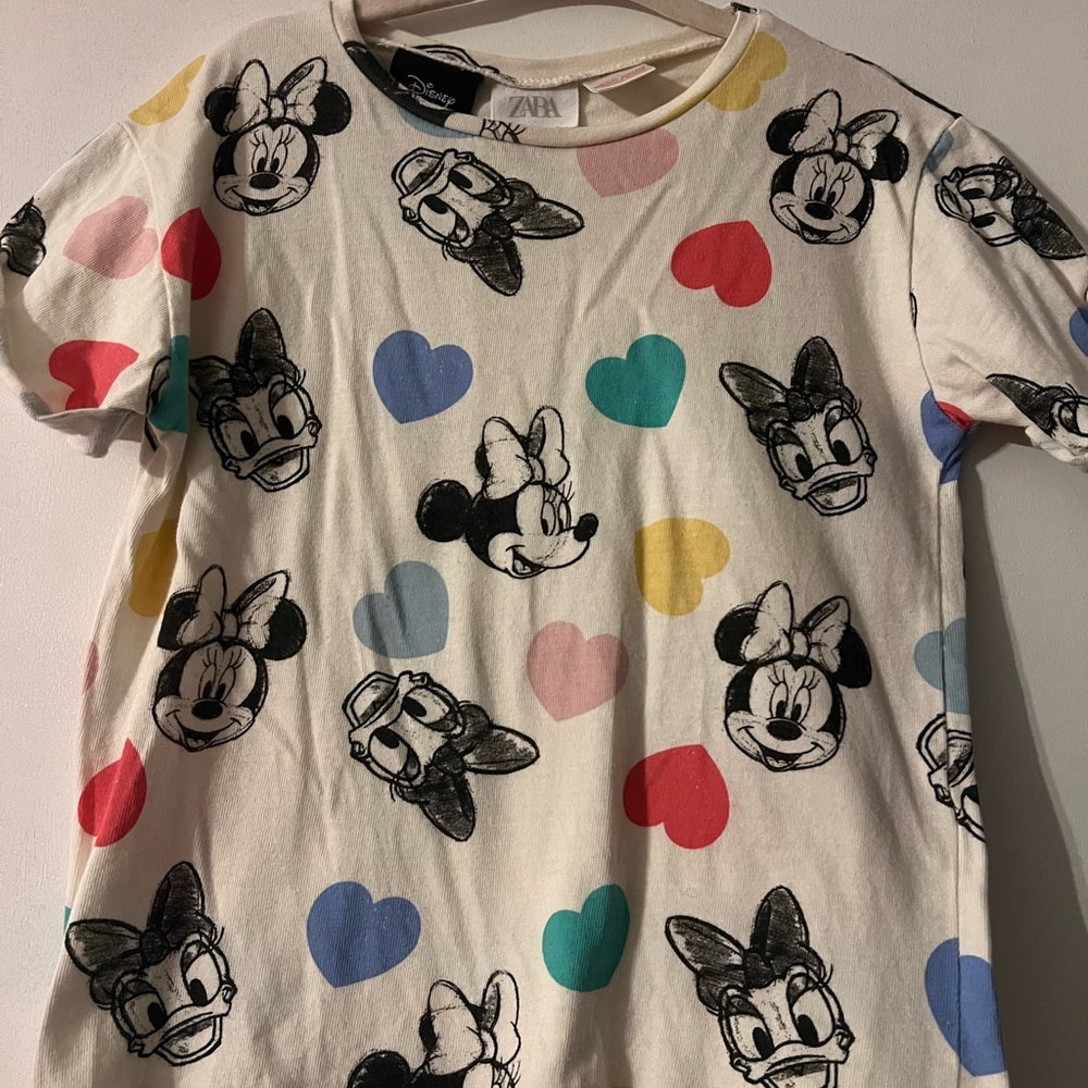 ZARA Disney Kids Minnie Mouse & Daisy Duck Tee Size 12-18 months